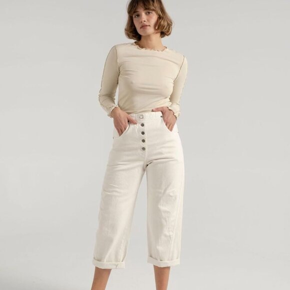 Rachel Comey The Elkin Pant Off White Size 0 - Picture 12 of 15
